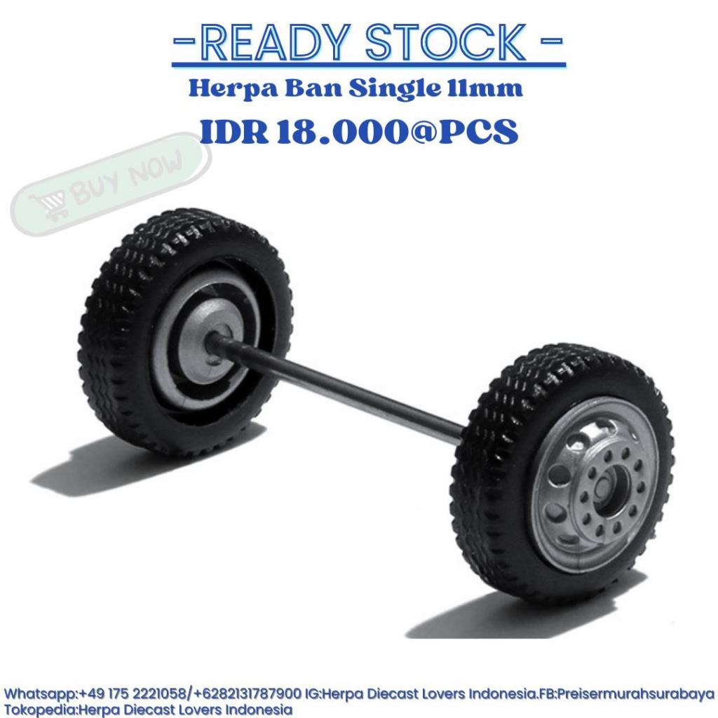 Herpa Ban Single 11mm, Silver 1:87 HO