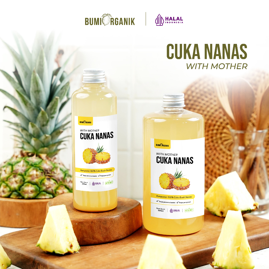 

CUKA NANAS ORIGINAL UNTUK KESEHATAN WITH MOTHER BUMI ORGANIK / SARI NANAS / CUKA NANAS MURNI TANPA CAMPURAN/ PINEAPPLE VINEGAR/ CUKA NANAS UNTUK DIABETES/CUKA NANAS ASLI 100%/ CUKA APEL VINEGAR / NENAVIN / NUTRIFARM / DARIBUMI / NUTRIFARM / BEORGANIK