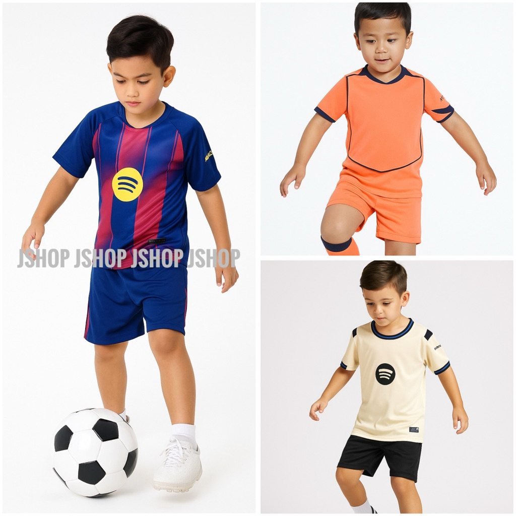 LIVE 7 KIDS BAJU JERSEY KIDS BARCELONA HOME 2018 2019 JERSEY SEPAK BOLA ANAK ANAK JERSEY FUTSAL BAJU