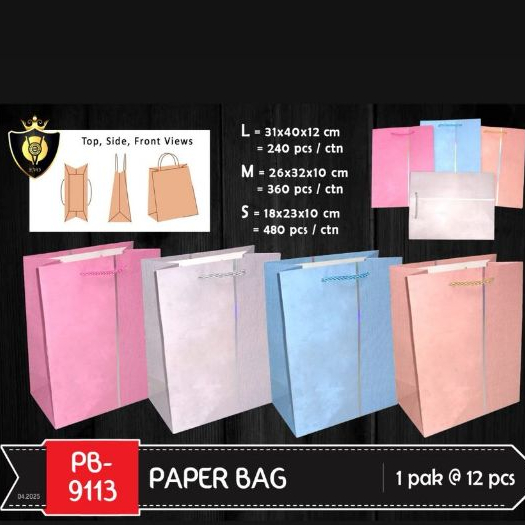 

Paperbag Tas Kertas Large/Paperbag Murah/ Tas Souvenir Kado kode 9113 L