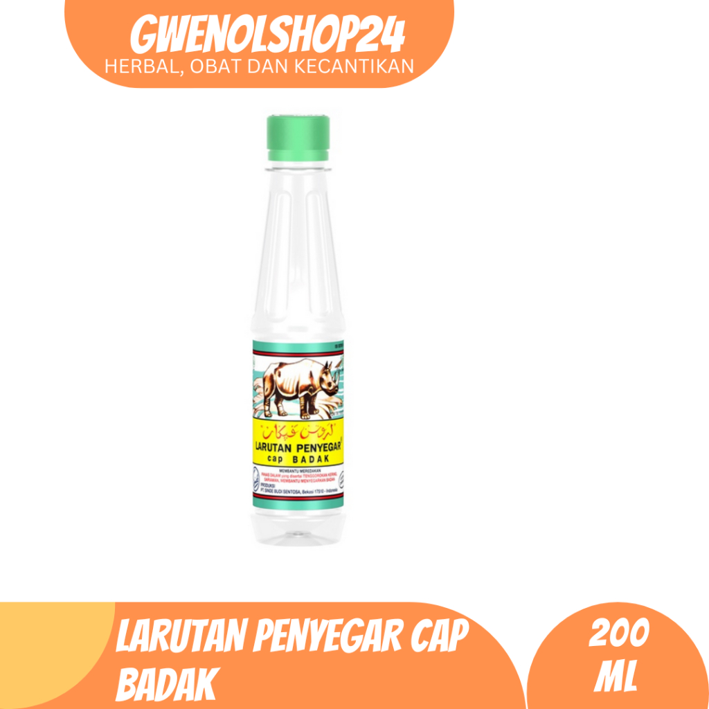 

Larutan Penyegar Cap Badak 200ml | Pereda Panas Dalam Tenggorokan