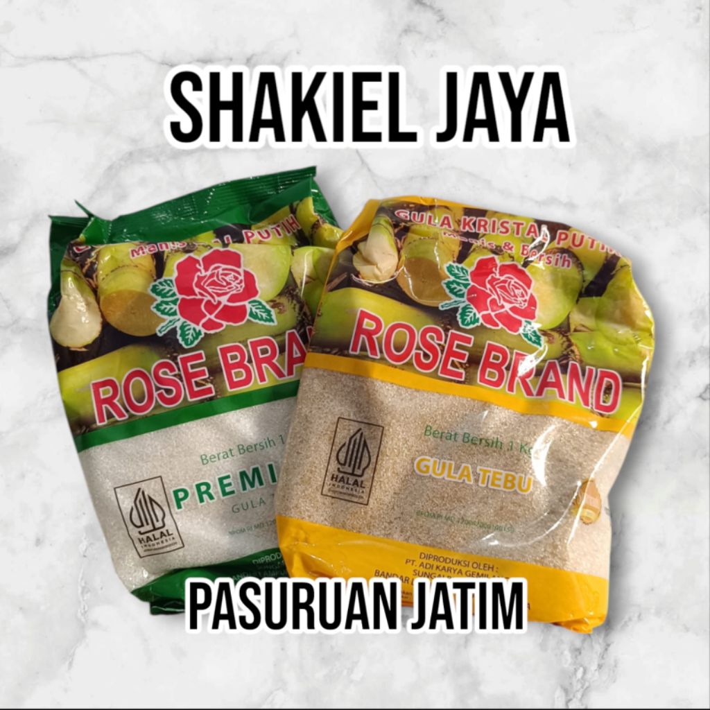 

[B.ALFI JATIM] GULA ROSEBRAND PREMIUM & CURAH ECER 1KG