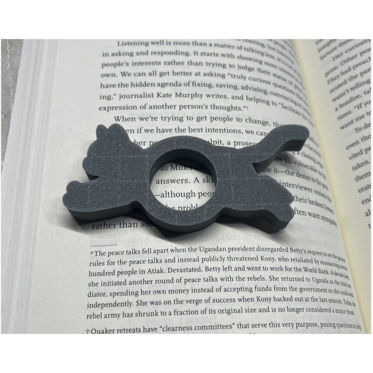 

3D Print Book Page Holder Pembatas Buku Pemegang Halaman Buku Unik Minimalis Model 2