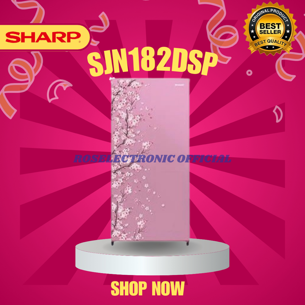 KULKAS SHARP 1 PINTU SJN182DSP 157 L/SJN-182DSP/SJN 182DSP/SHARP KULKAS MURAH ORIGINAL BERGARANSI