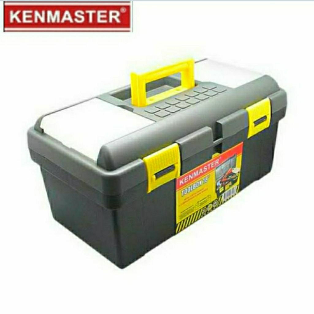 KENMASTER TOOL BOX PLASTIK UK 18" / BOX PERKAKAS BESAR