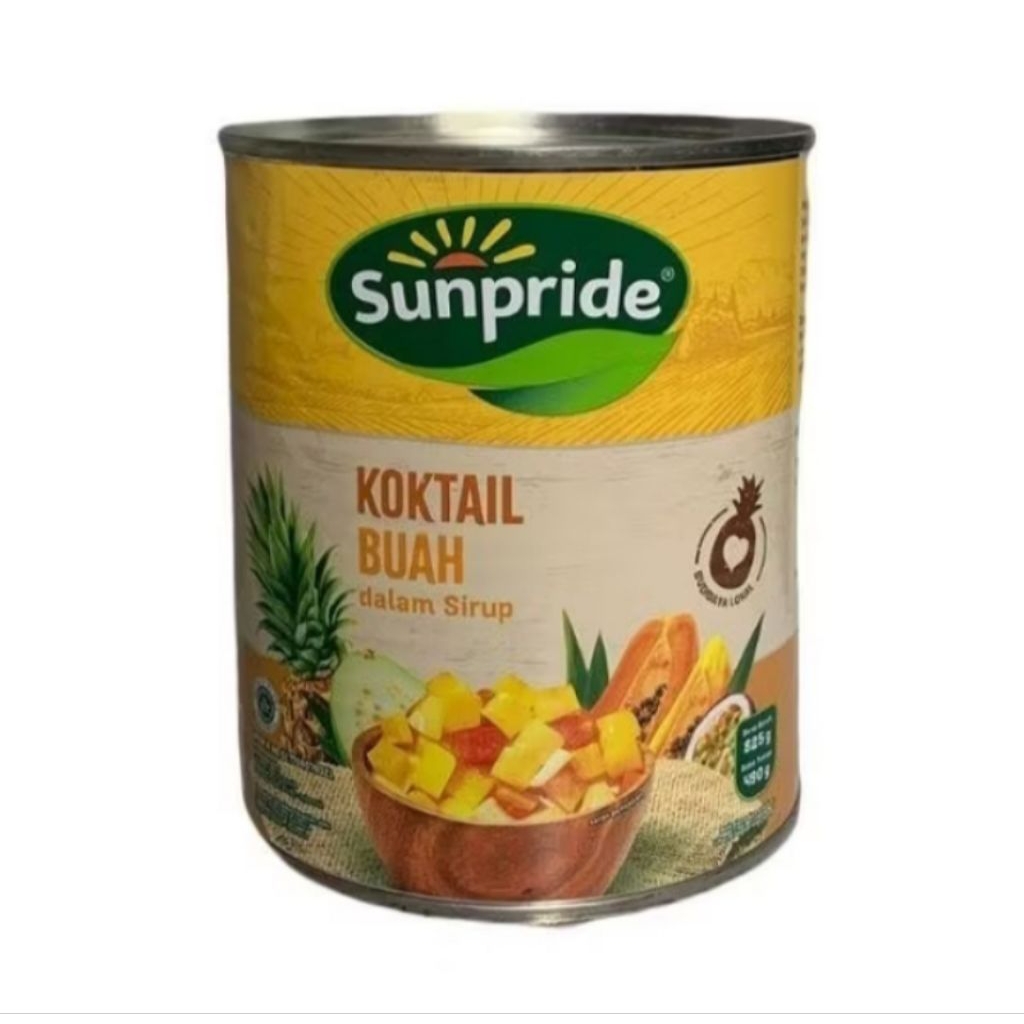 

Sirup buah koktail Sunpride 825 gram