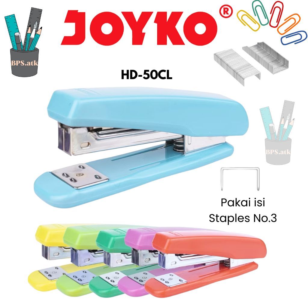 

(1pcs) JOYKO Stapler Stepler Jepretan HD-50CL Cekrekan / Hekter