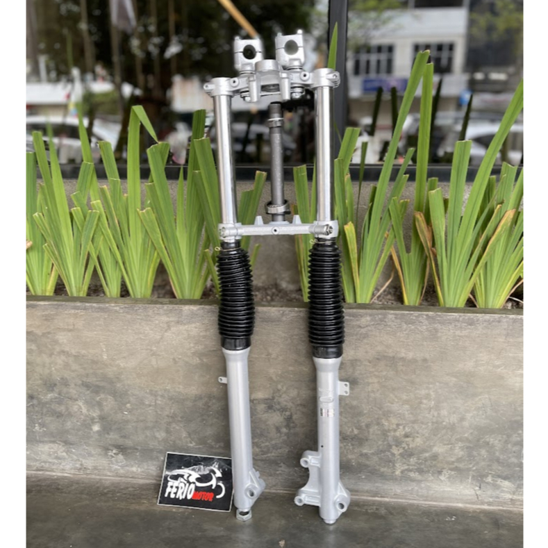 Assy Shock Depan Plus Segitiga KLX 150 DTRACKER KLX Shock Depan KLX Dtracker