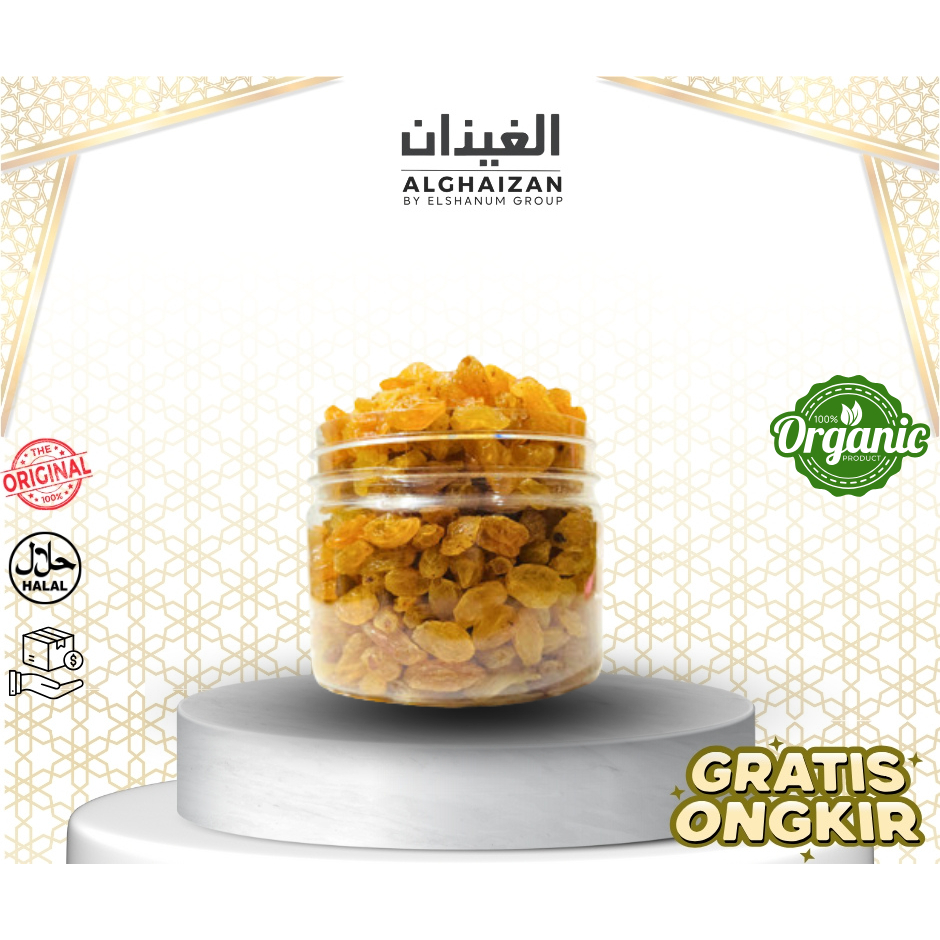 

Kismis Simin Kristal Manis 260gr Premium Toples / Kismis Manis / Kismis / Kismis Kristal / Kismis