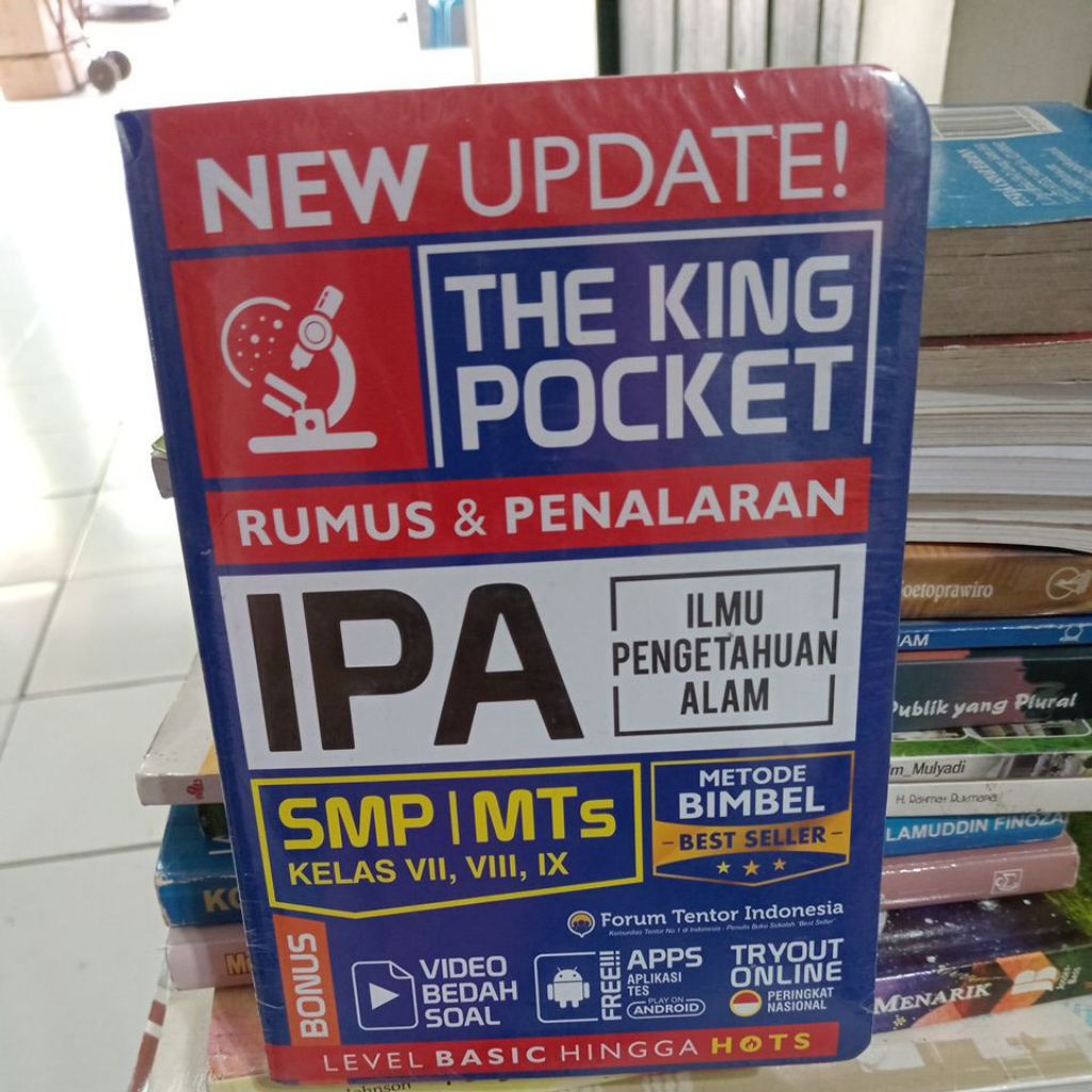 THE KING POCKET RUMUS IPA SMP/MTS KELAS VII,VIII,IX BUKU BARU