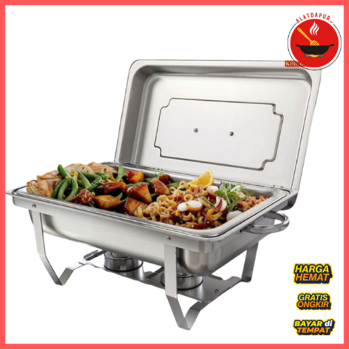 Alat Dapur - Wadah Saji Prasmanan Stainless Steel Tebal - Chafing Disc Stainless ACS-1