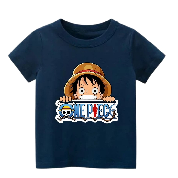 Atasan OnePiece Anak Laki Laki dan Perempuan - Kaos One Piece Anak - Baju Luffy Anak - Atasan Luffy 