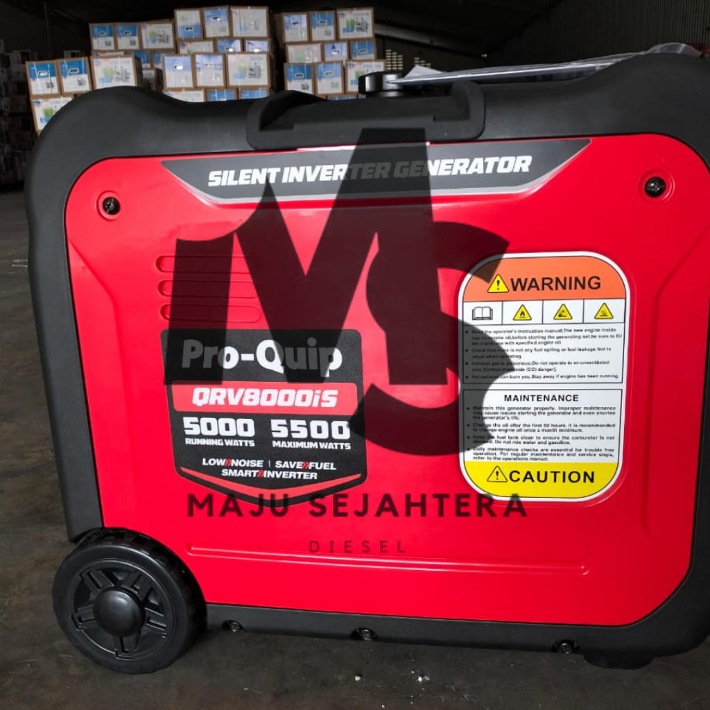 GENSET SILENT INVERTER BENSIN 5000 WATT PROQUIP QRV8000IS