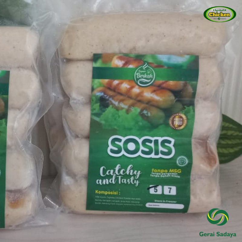 

Sosis Ayam Organik Daging Ayam Organik Berkah Chicken Isi 5 Pcs