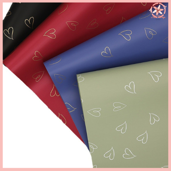 

PACK 20 Kertas Buket Bunga Motif Love Flower Wrapping Paper Cellophane Love KB6130