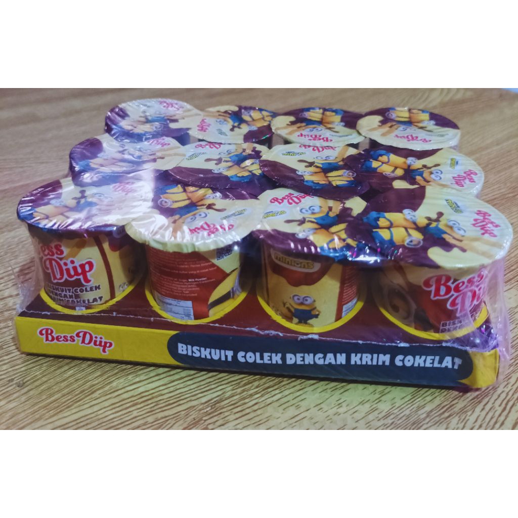 

Cokelat biskuit Choco deep isi 12 cup mini