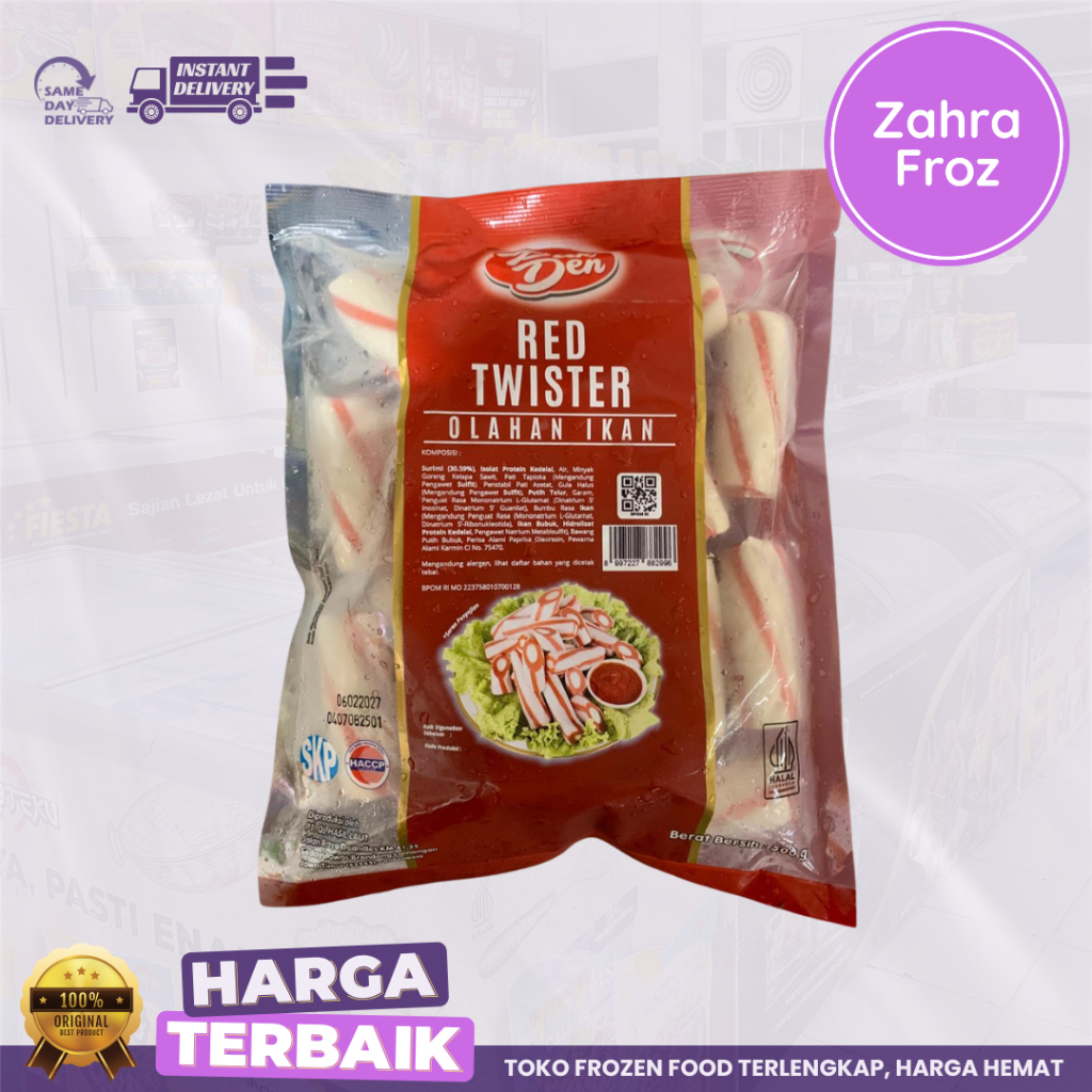 

PAK DEN RED TWISTER OLAHAN IKAN 500 GR