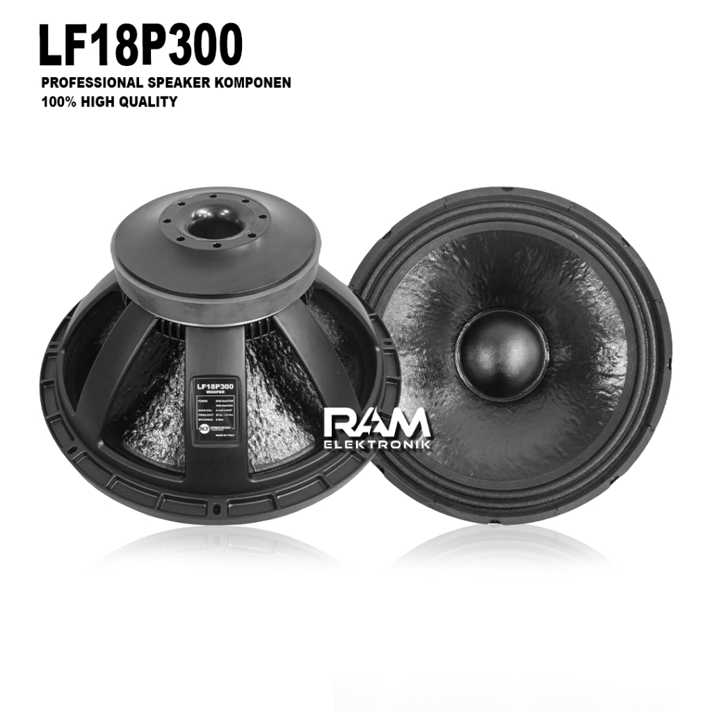 Komponen Speaker 18 Inch RCF L18P300 | LF18P300 | LF18 P300 | L18 P300 Grade A