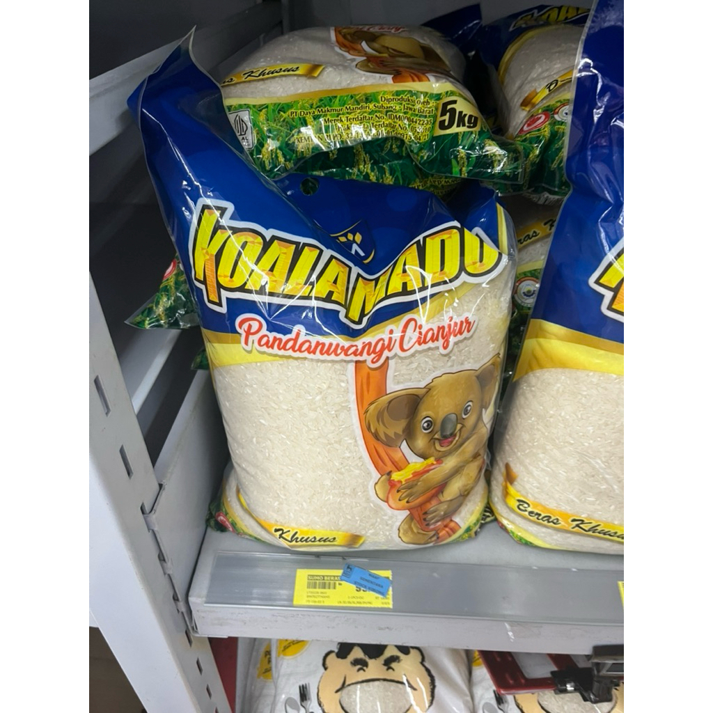 

Beras Cap Koala Madu Beras Premium Pandan Wangi 5 kg