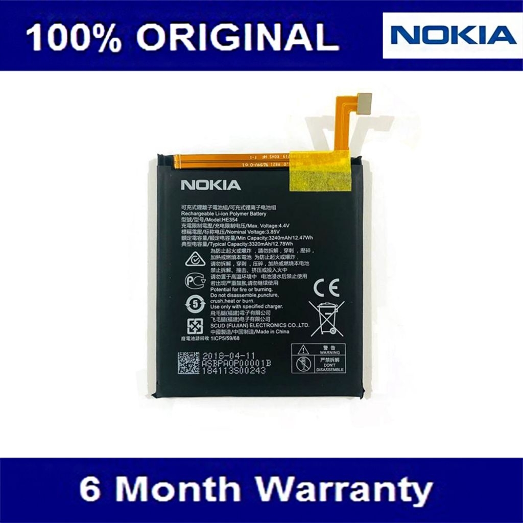 NOKIA Battery HE354 for Nokia 9 PureView Baterai Batere Original