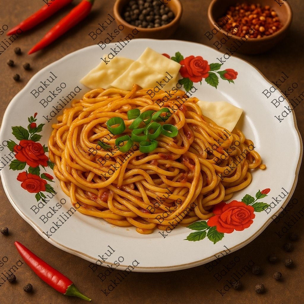 

MIE PEDES RASA SPAGHETTI, TANPA BAKSO