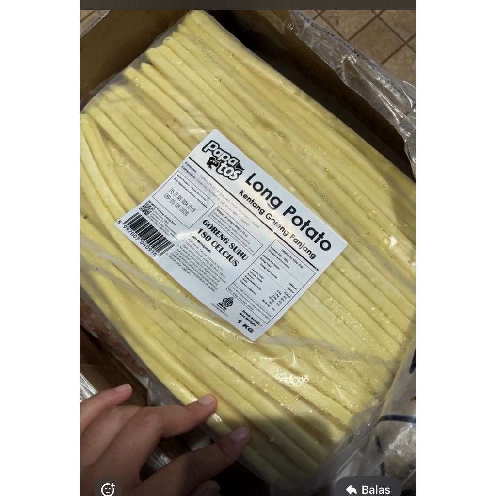 

Papatos Long Potato 1kg