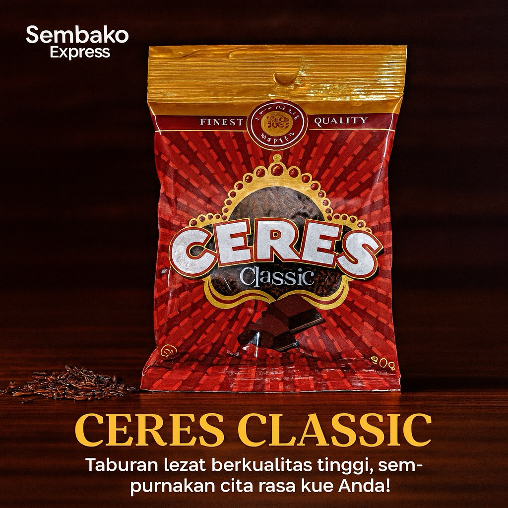

Ceres Classic Meses Cokelat 80g – Taburan Lezat Serbaguna