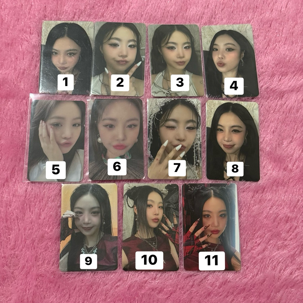 photocard (pc) official seo soojin agassy jump up i burn hwaa gidle i-dle idle (g)i-dle