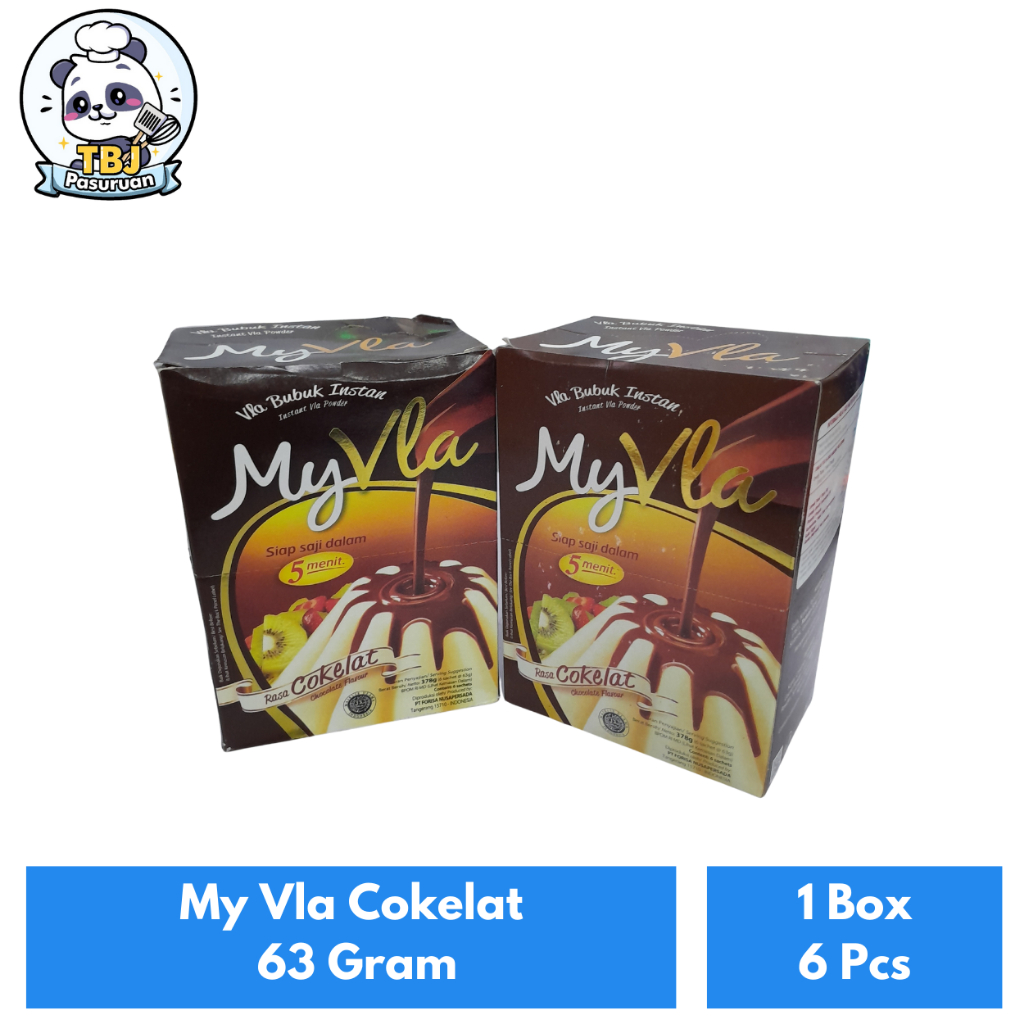 

My Vla Cokelat 63 Gram Kemasan 1 Box Isi 6 Pcs