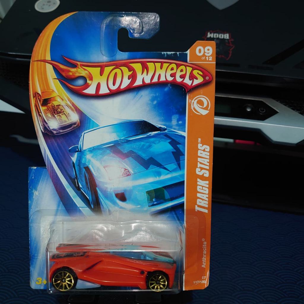 Hot Wheels Anthracite Track Stars 2007 Acceleracers Silencerz