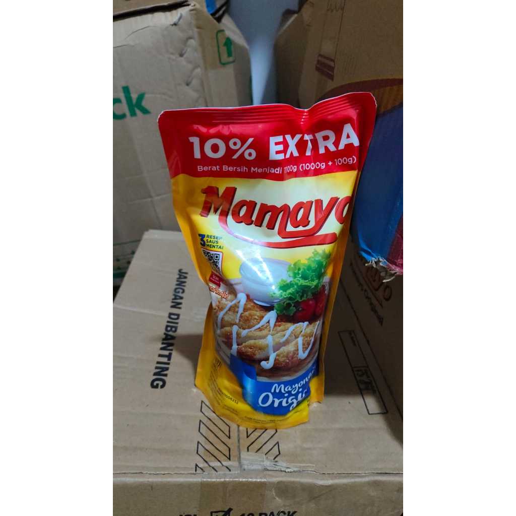 

Mayonaise Mamayo Pouch 1kg – Dus isi 12 pcs – Saus Gurih Creamy untuk Salad, Sandwich, Burger