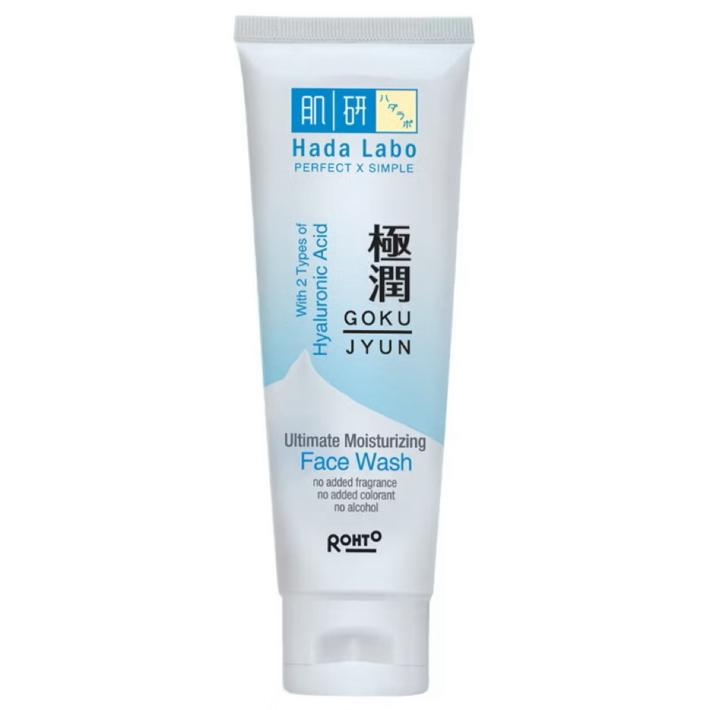 HADA LABO ULTIMATE MOISTURIZING FACE WASH 100 ML | HADA LABO GOKUJYUN FACE WASH