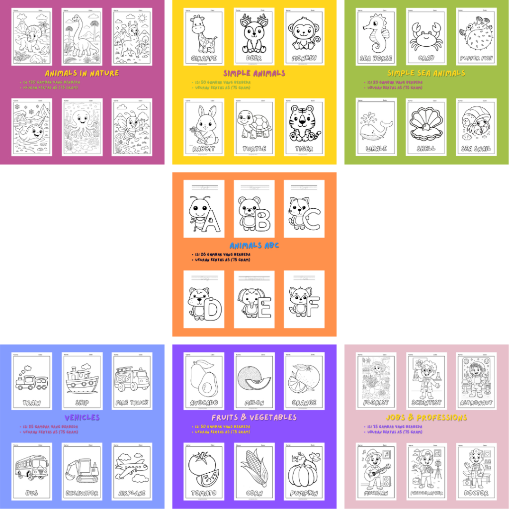 

[PROMO] LEMBAR MEWARNAI DENGAN BERBAGAI PILIHAN TEMA