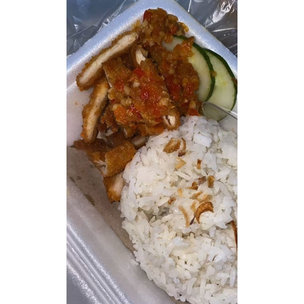 

Paket Nasi+5 Nugget Geprek