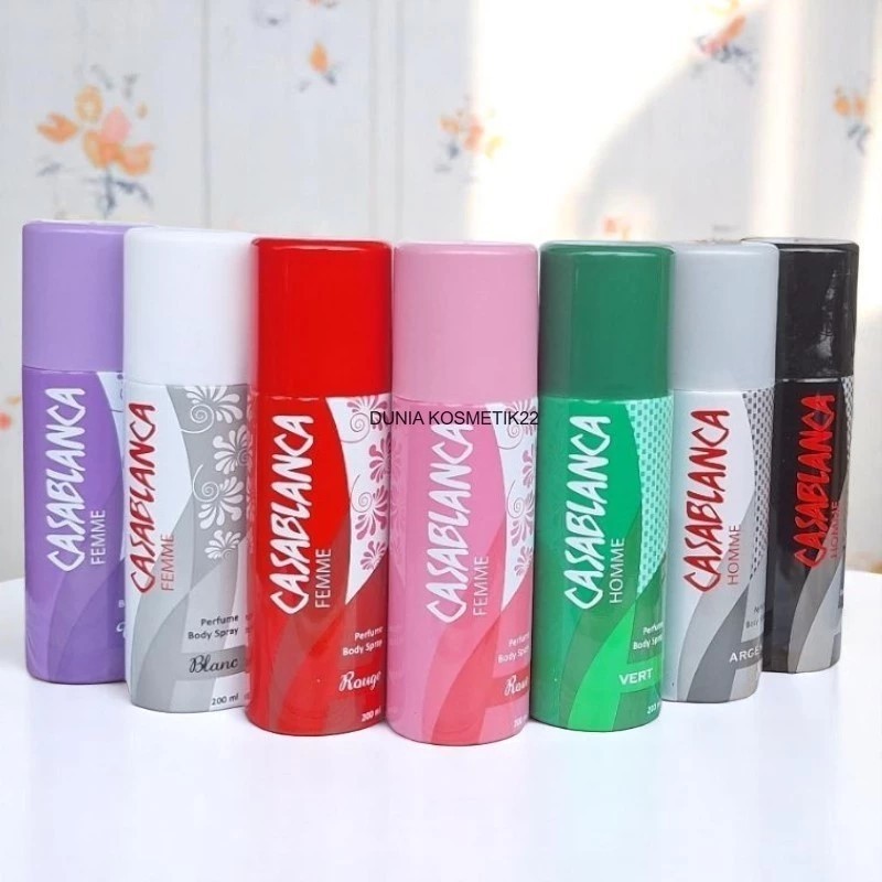 Parfum Casablanca kaleng spray 200ml