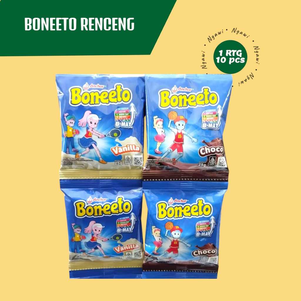 

Susu Bubuk BONEETO Sachet / renteng isi 10