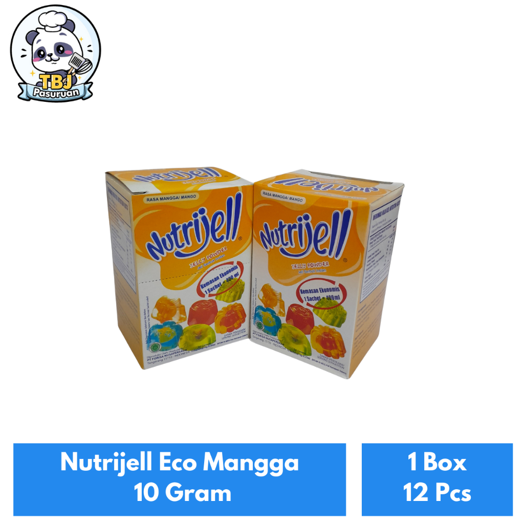 

Nutrijell Eco Mangga 10 Gram Kemasan 1 Box Isi 12 Pcs