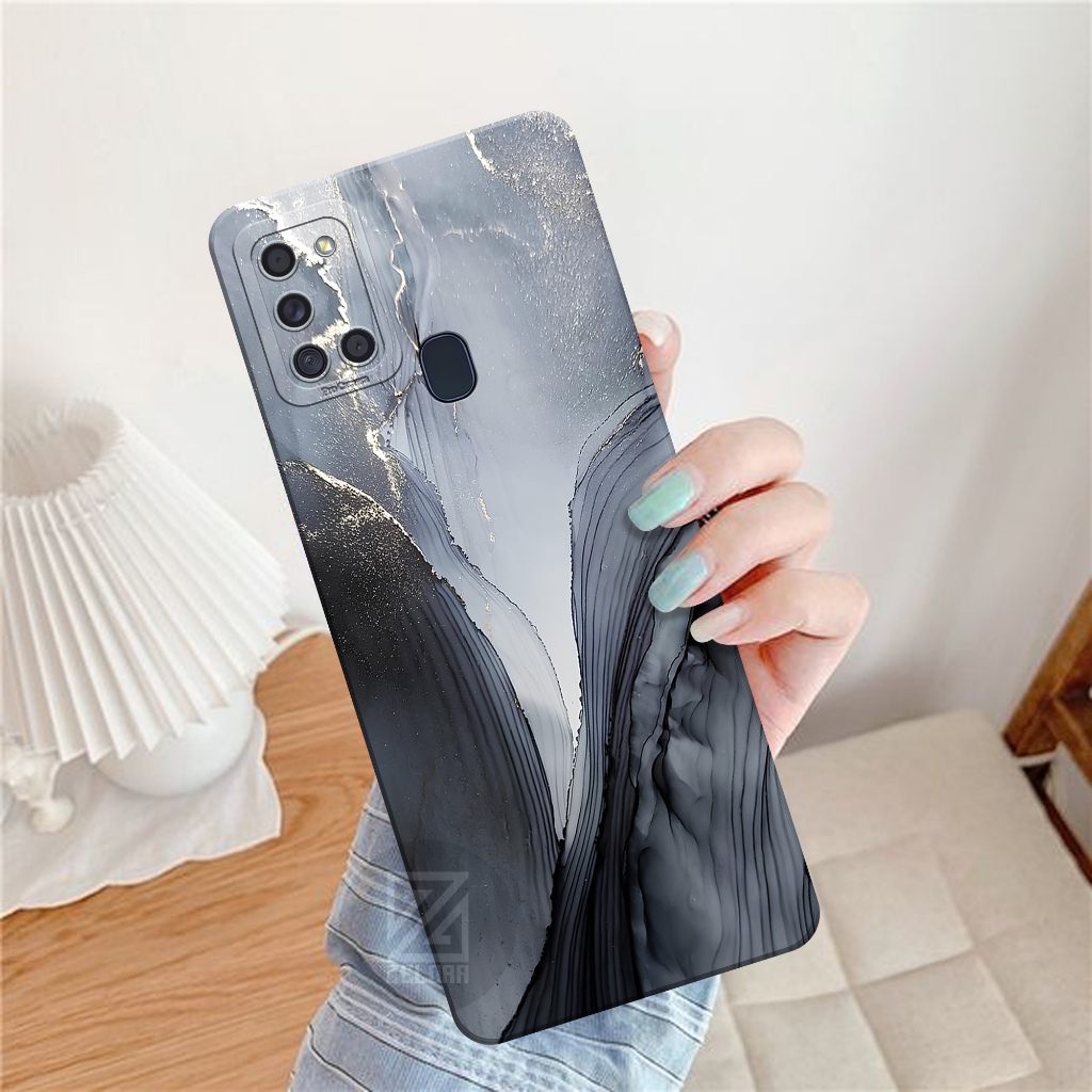 Case Samsung Galaxy A21S - Fashion Case Abstrak - Softcase Samsung Galaxy A21S - Casing Samsung Gala