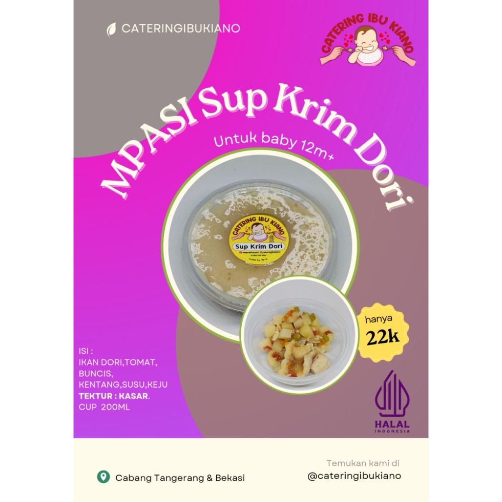

Sup Krim Dori MPASI Frozen Bekasi