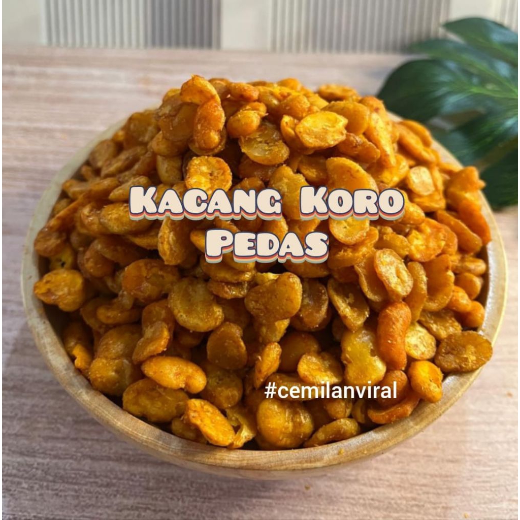 

Cemilan Viral Kacang Koro Aneka Rasa Gurih Snack Makanan Food Asin Renyah Jajanan