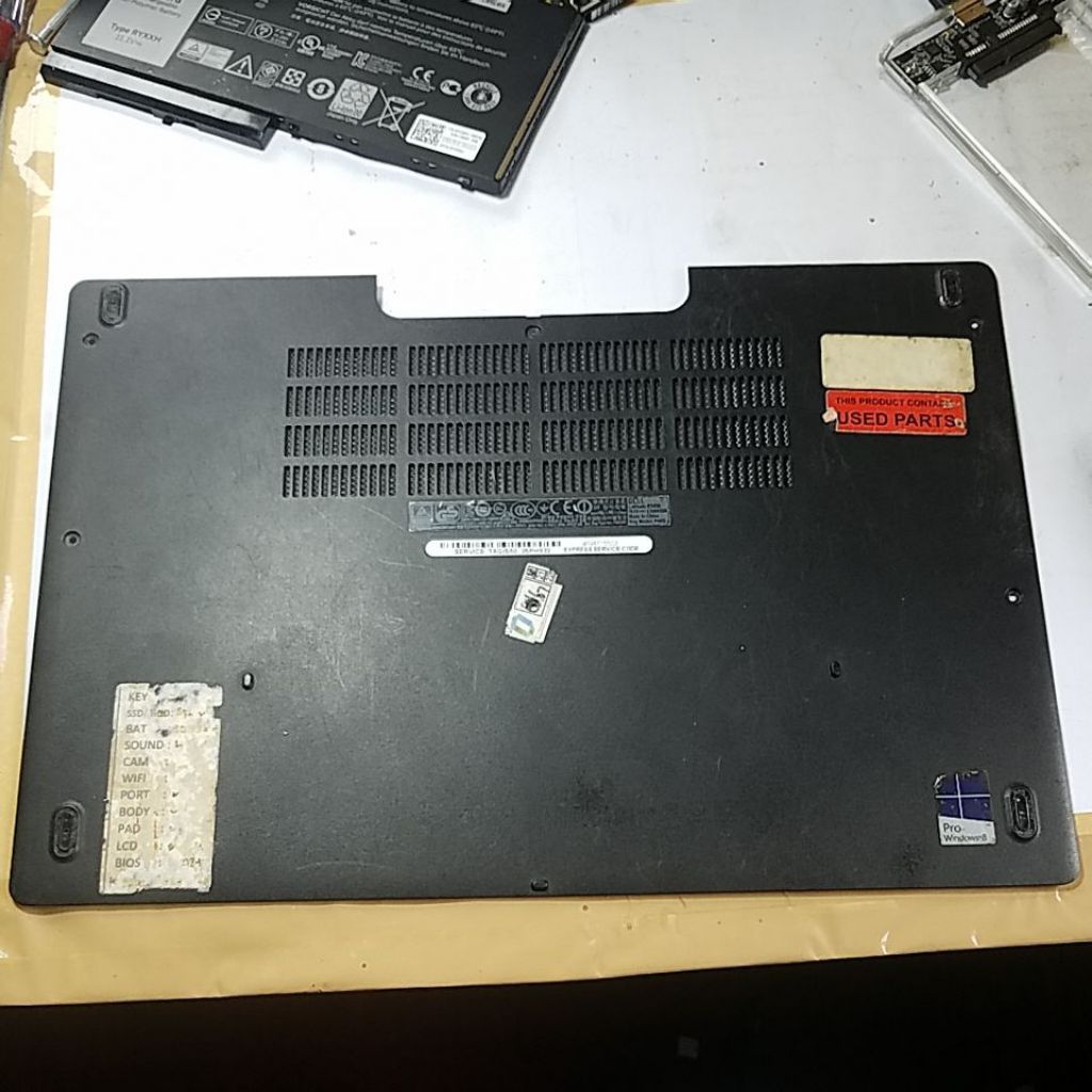 cover kesing kesing tutup hdd hardisk Ram motherboard mobo mesin Dell Latitude E5450 P48G