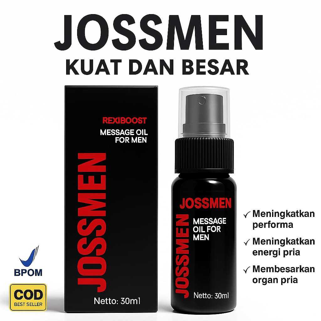 Minyak Oles Pria Terbaik (JOSSMEN) Herbal Oles Tahan Lama Pria Tidak Kebas  Bat Kuat Dan Tahan Lama 
