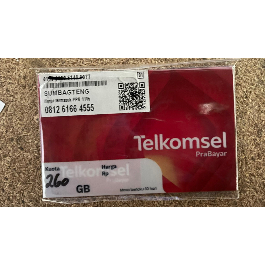 Telkomsel 260GB Masa Aktif 1 tahun