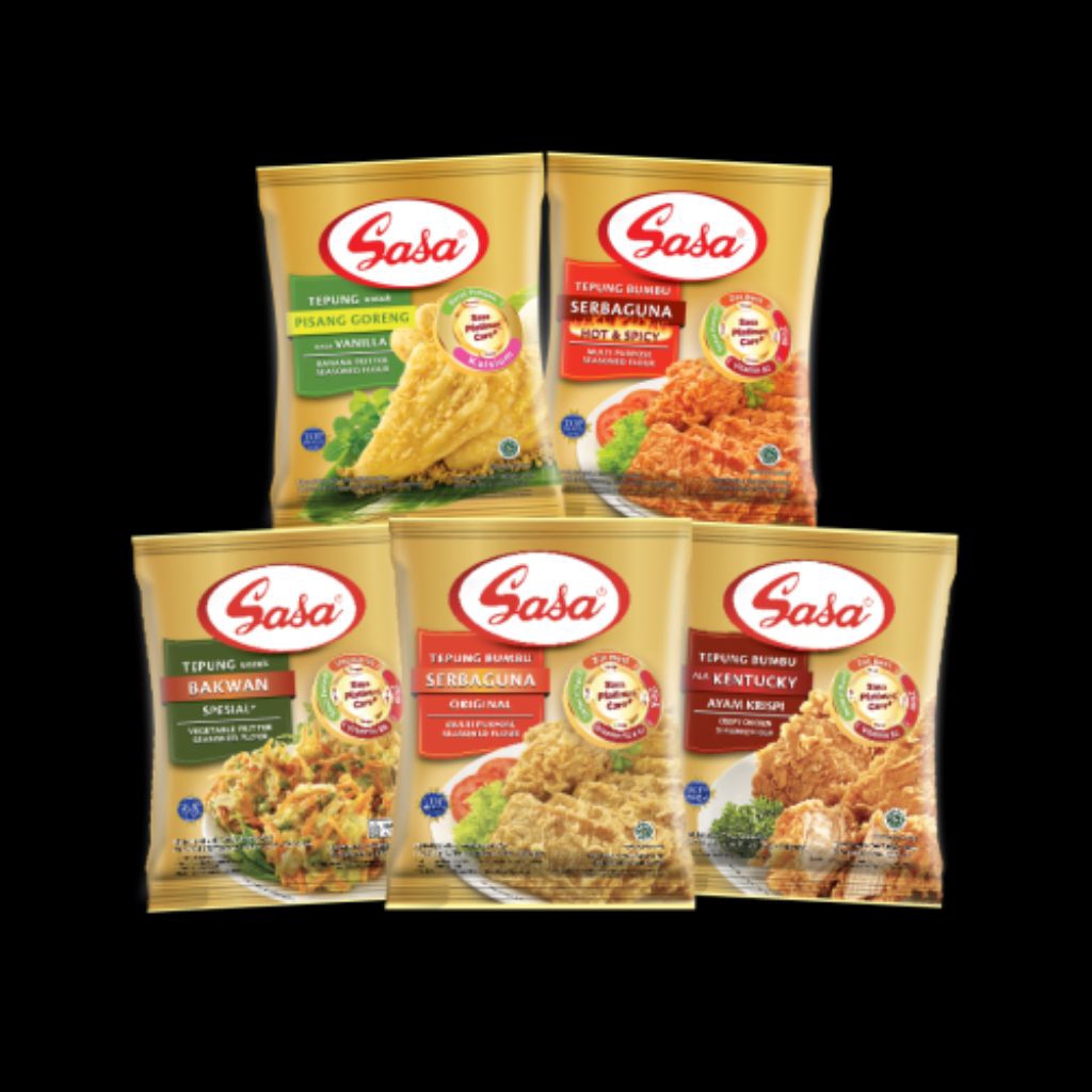 

Sasa Tepung Bumbu Serbaguna Original Tepung Bumbu Sasa Pisang Goreng Hot Spicy Ala Kentucky Tepung Bumbu Bakwan