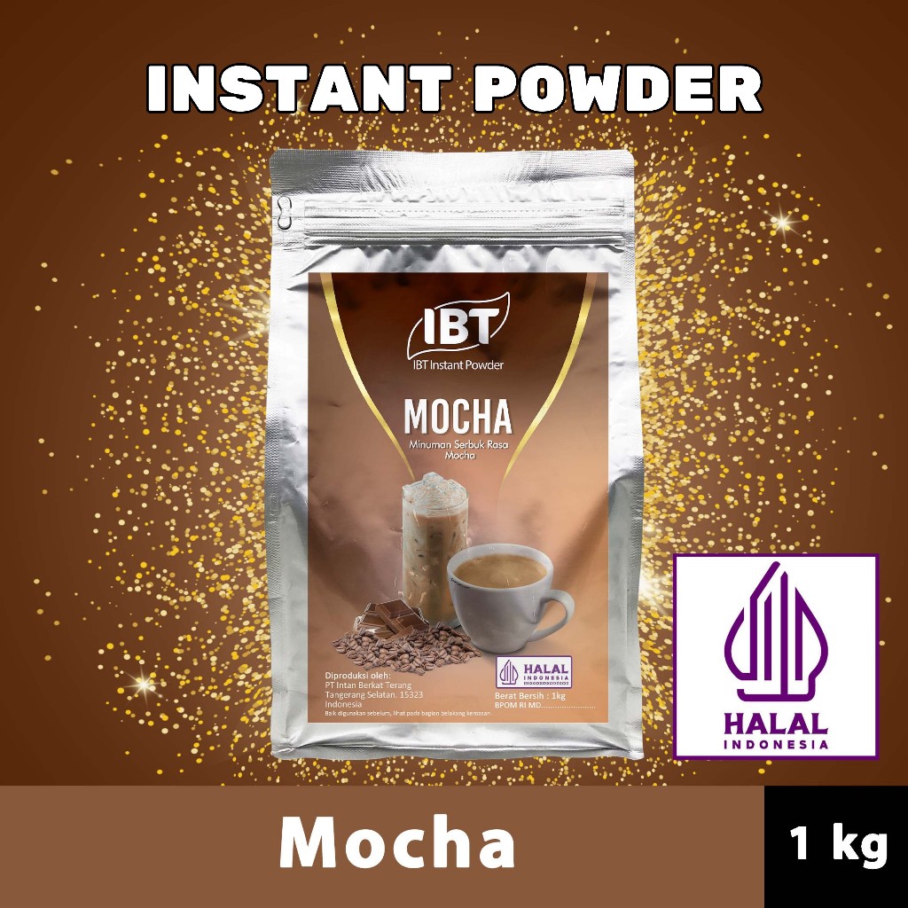 

Bahan Minuman Bubuk Rasa Mocha Serbuk Instant IBT Drink Powder