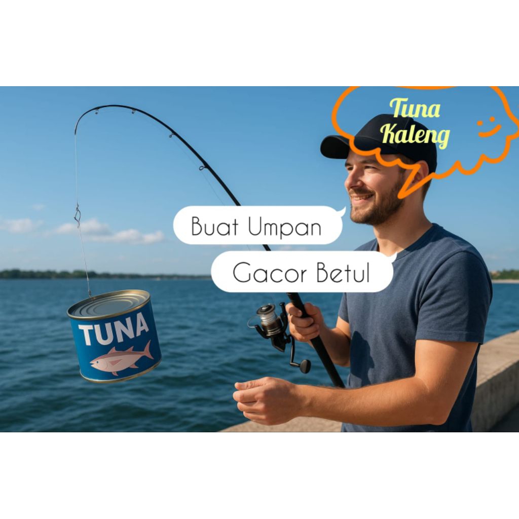 

Ikan Tuna Kaleng Umpan Pancing paling Gacor (Reject Pabrik/cacat kemasan) Kualitas isi 100 % sama, Hemat-Praktis-Gacor