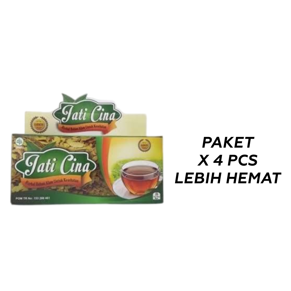 

4 PCS Teh Celup Daun Jati Cina Harmoni – Teh Pelangsing & Pelancar BAB