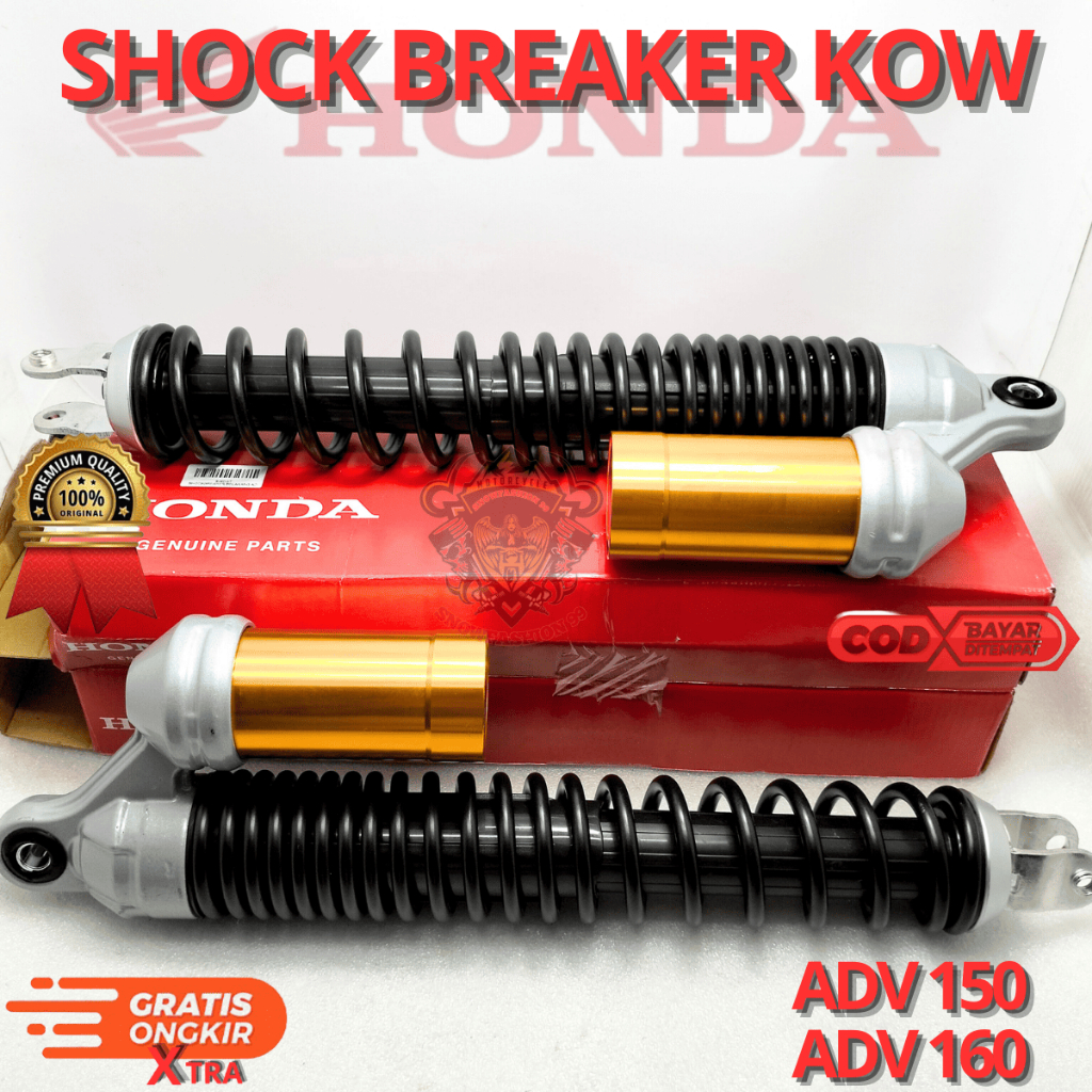 SHOCK BREAKER KOW UNTUK MOTOR ADV 150,ADV 160.AHM BERKUALITAS ORIGNAL ASLI ORI