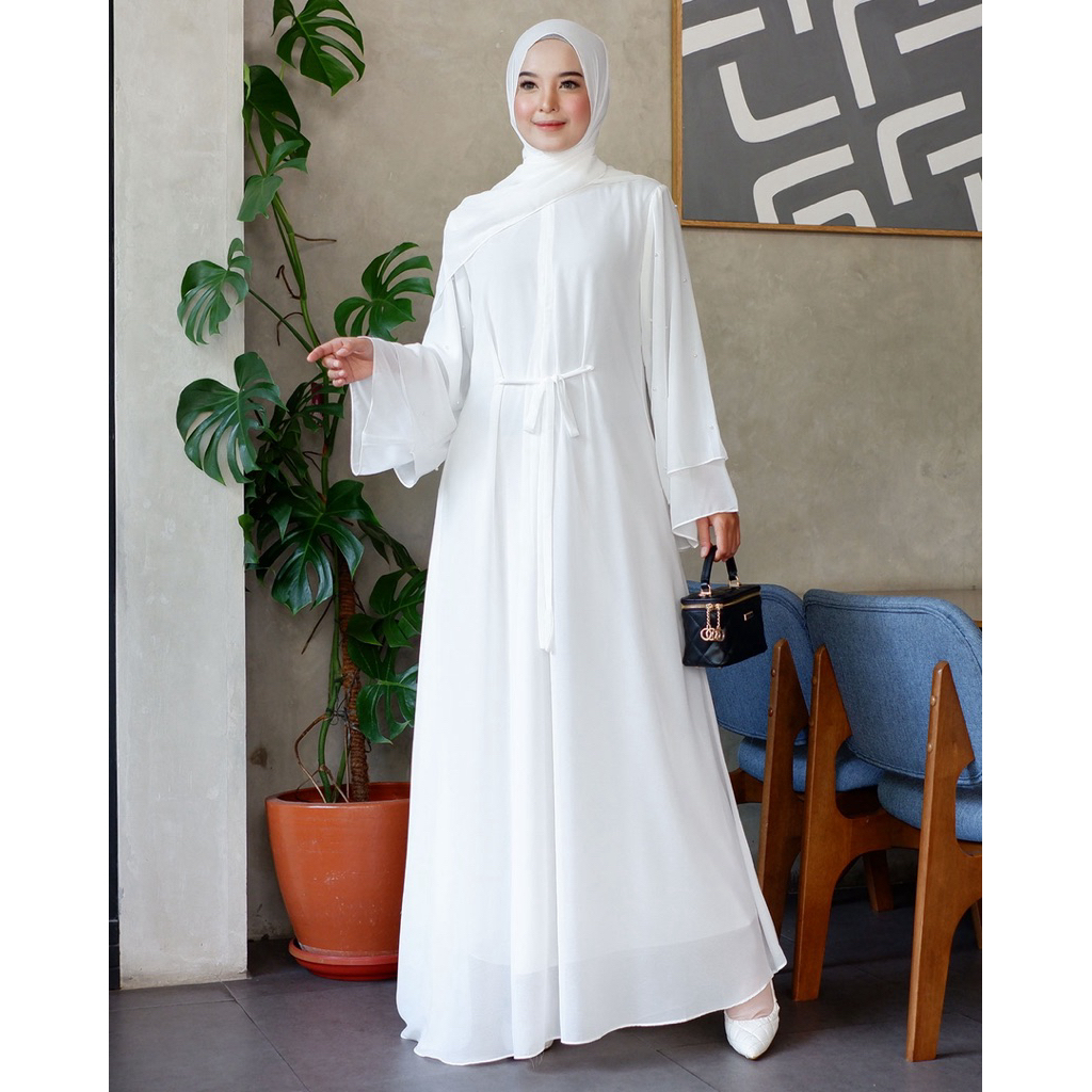 Jasmine BW PUTIH dress olivia mj