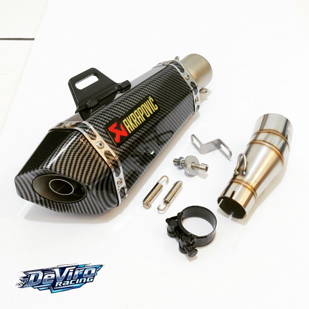 Knalpot Akrapovic ASZC Import Slip On Ninja 250 R25 CBR250RR Z250 MT25